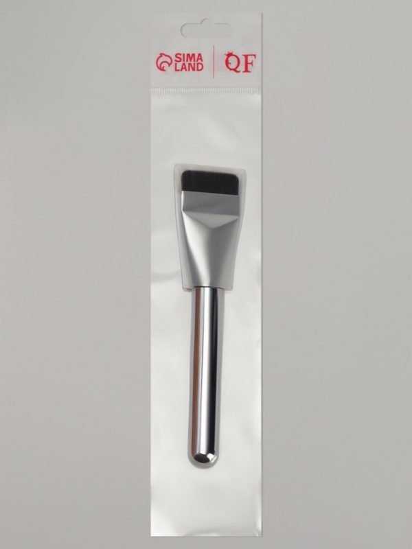 Кисть для масок, 14 см, цвет серебристый