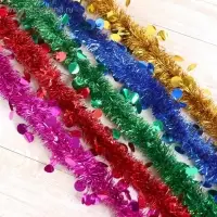 Мишура новогодняя «Зимнее волшебство. Галактика», круги, d = 3 см, 200 см, МИКС