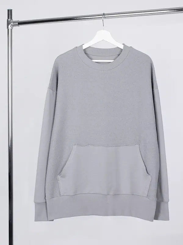 Свитшот оверсайз унисекс Vozduh, светло-серый, размер XS/S Свитшот оверсайз унисекс Vozduh, светло-серый, размер XS/S