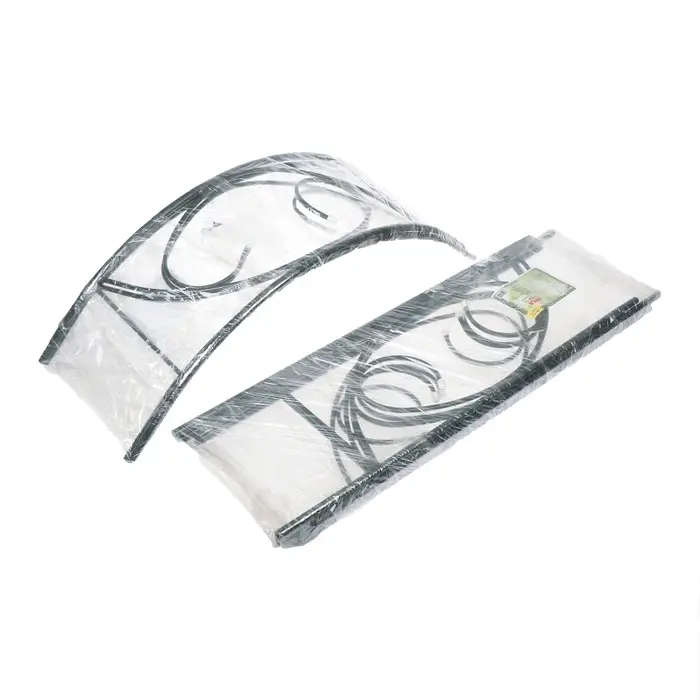 Арка садовая, 250&times;120&times;30 см, для вьющихся растений, металлическая, зелёная, &laquo;Узор-1&raquo;