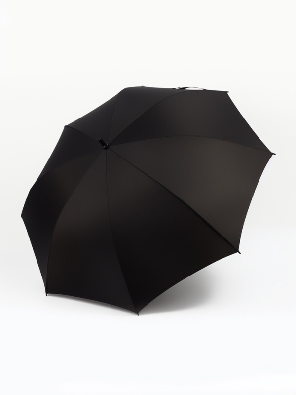 Зонт-трость п/авт R60/70 8сп эпонж В/У ОДНОТОН прямая ручка поролон черный пакет Зонт-трость п/авт R60/70 8сп эпонж В/У ОДНОТОН прямая ручка поролон черный пакет