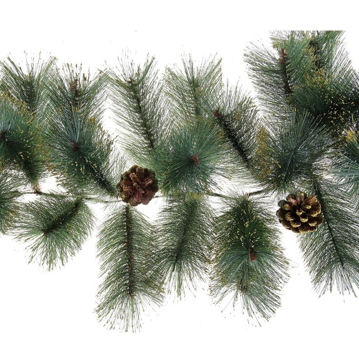 Гирлянда ёлочная  Гирлянда ёлочная "Серебро с шишками" 270 см 110 веток