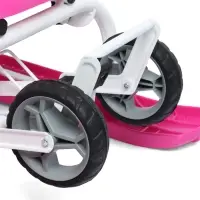 Снегокат «Котики», с родительской ручкой, со спинкой, розовый, ТС6-СЛ/К Snow Cat Снегокат «Котики», с родительской ручкой, со спинкой, розовый, ТС6-СЛ/К Snow Cat