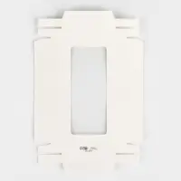 Коробка для шоколада «Белая», с окном, 16.4 х 8.4 х 1.7 см