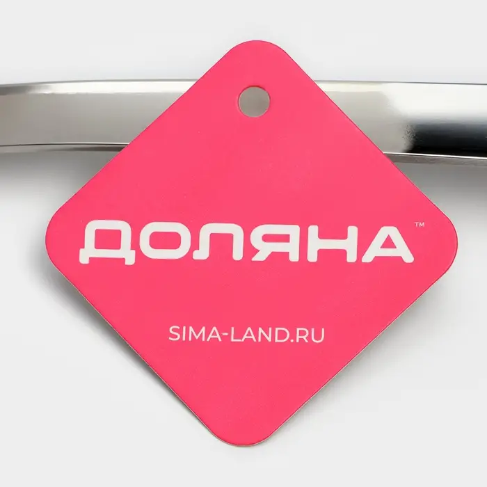 Вилка для мяса Доляна Everyday, h=37&times;3 см, толщина 3 мм, нержавеющая сталь, серебристая