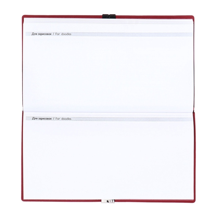 Еженедельник датир 2025г 175х95мм мягк обл иск кож 64л ESCALADA, бл тис, бл 70 г/м²,красный Еженедельник датир 2025г 175х95мм мягк обл иск кож 64л ESCALADA, бл тис, бл 70 г/м²,красный