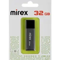 Флешка Mirex STIFF, 32 Гб ,USB 2.0, чт до 25 Мб/с, зап до 29 Мб/с, металлич. корпус, серая Флешка Mirex STIFF, 32 Гб ,USB 2.0, чт до 25 Мб/с, зап до 29 Мб/с, металлич. корпус, серая