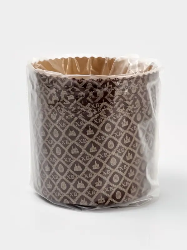 Формы для выпечки кулича бумажные &laquo;ХВ яйцо&raquo;, одноразовые, набор 10 шт., 13.4&times;9.5 см, коричневые