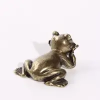 Фигурка декоративная &laquo;Лягушонок&raquo;, металл, 3.7&times;3.5&times;2.1 см