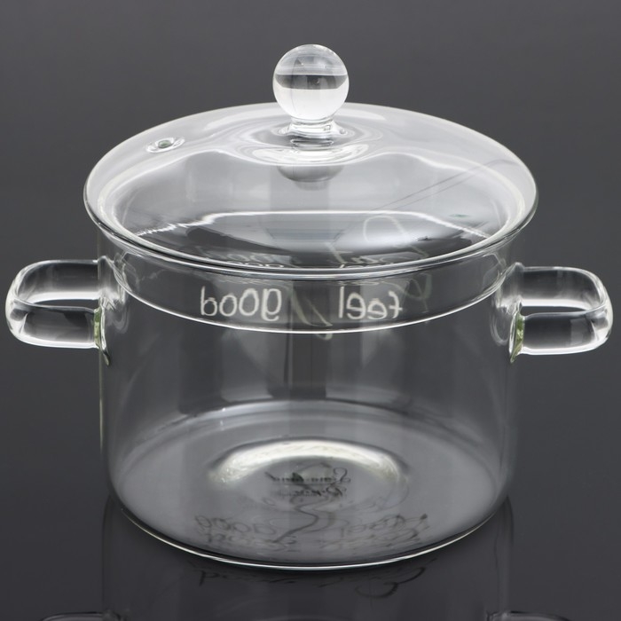 Кастрюля из жаропрочного стекла Eat good, 1500 мл Кастрюля из жаропрочного стекла Eat good, 1500 мл