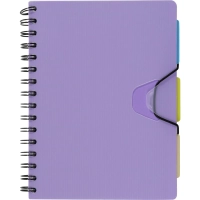 Ежедневник недатированный Bright Colours на спирали, А5, 272 стр, СИРЕНЕВЫЙ