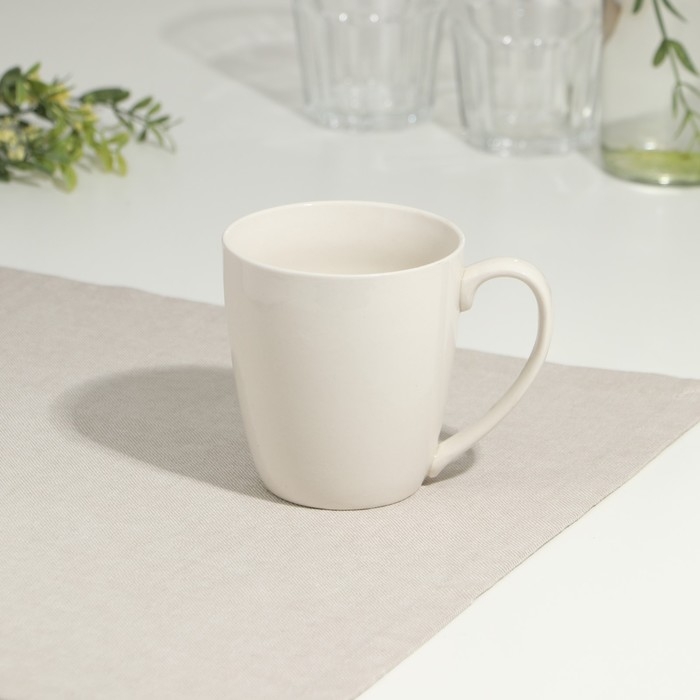 Кружка «365+», 400 мл, белая, керамика Кружка «365+», 400 мл, белая, керамика