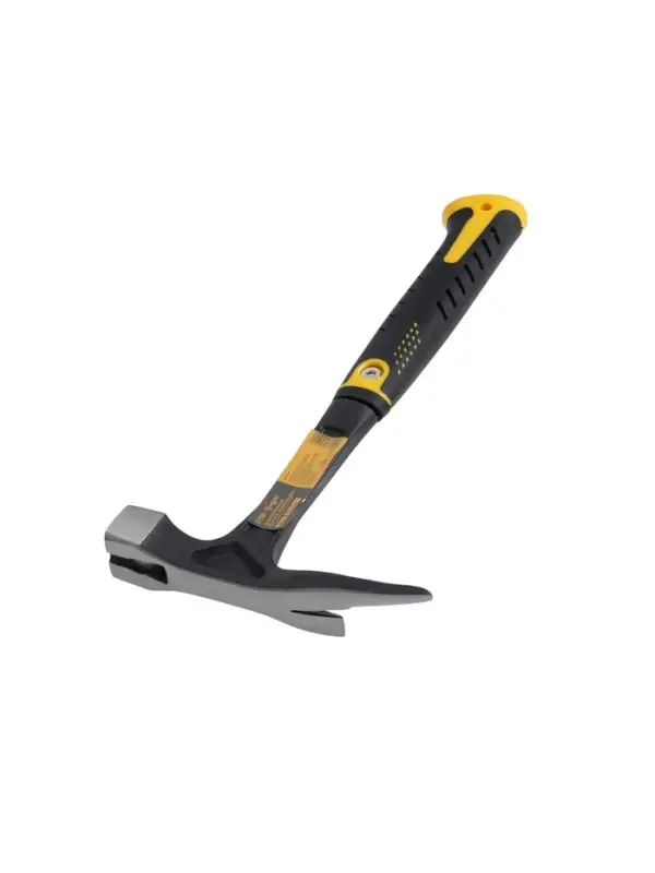 Молоток кровельщика ТУНДА ПРОФИ, цельнокованый, боек с магнитом, 2К рукоятка, 600 г Молоток кровельщика ТУНДА ПРОФИ, цельнокованый, боек с магнитом, 2К рукоятка, 600 г