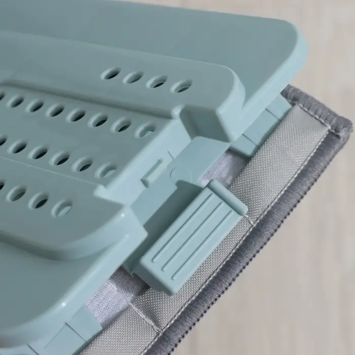 Швабра с отжимом и ведро Доляна, швабра плоская, ведро с двумя отсеками, 8 л, дополнительная насадка