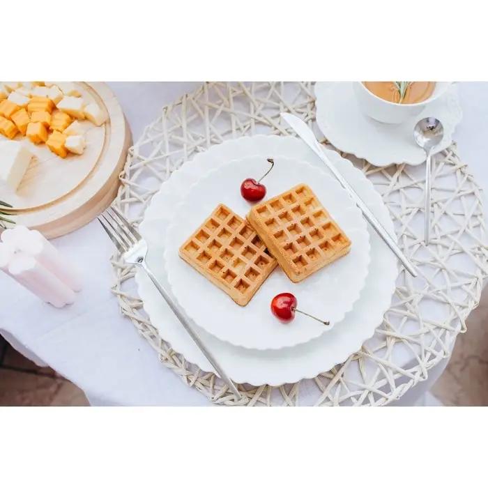 Тарелка Magistro &laquo;Цветок&raquo;, d=25 см, фарфор, белая