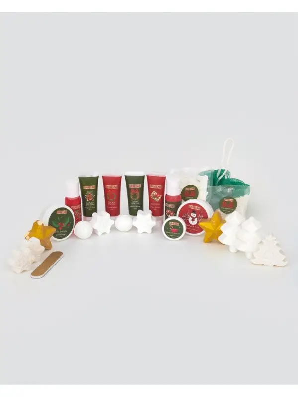 Адвент-календарь косметики Happe New Year, 24 предмета, URAL LAB