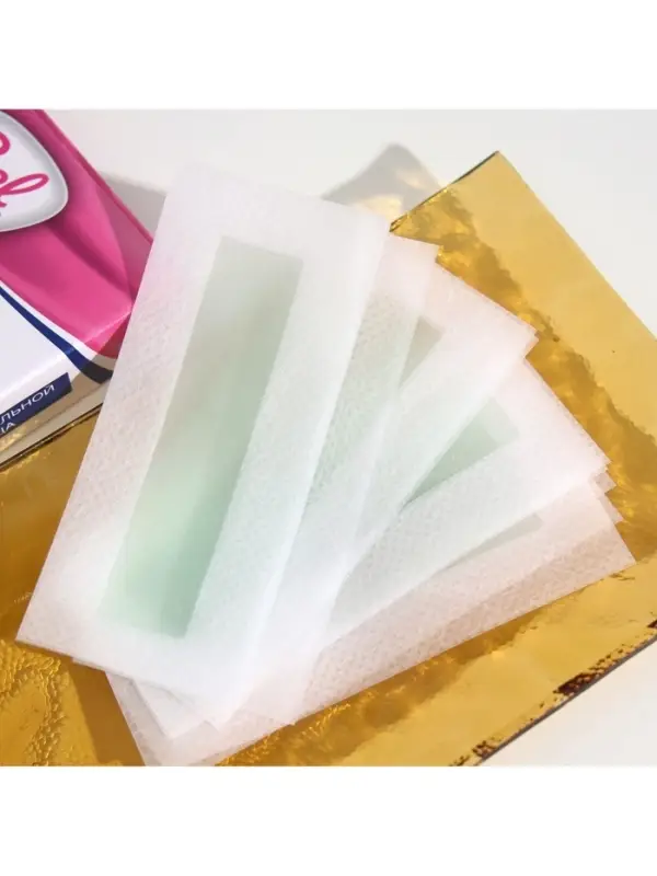 Восковые полоски Floresan для депиляции лица, 20 шт.