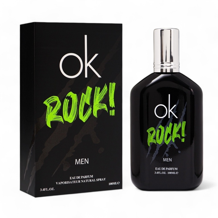 Туалетная вода мужская OK ROCK! (по мотивам Calvin Klein One Shock Men), 100 мл Туалетная вода мужская OK ROCK! (по мотивам Calvin Klein One Shock Men), 100 мл