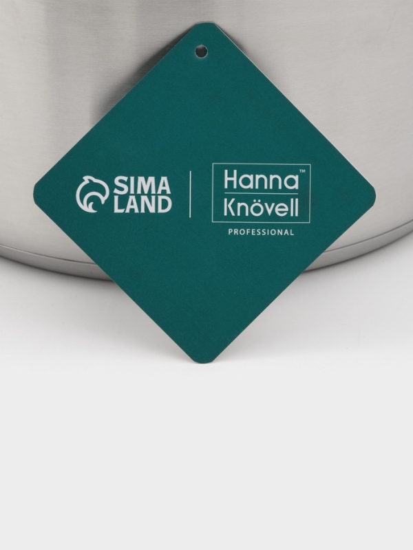 Ковш 4 л, d=20, h=12,5 см, с крышкой, толщина стенки 0,8 мм, индукция, две ручки Ковш 4 л, d=20, h=12,5 см, с крышкой, толщина стенки 0,8 мм, индукция, две ручки