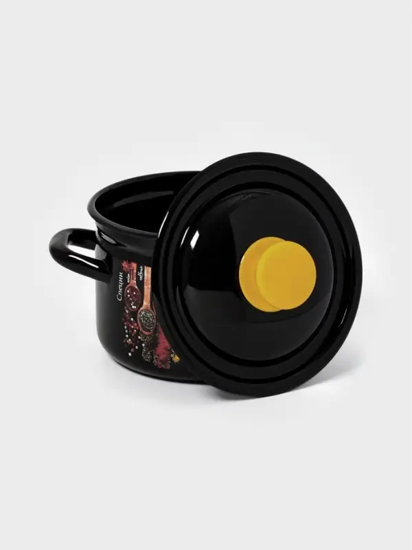 Кастр.цил.борт. 2л (корич.)Карри