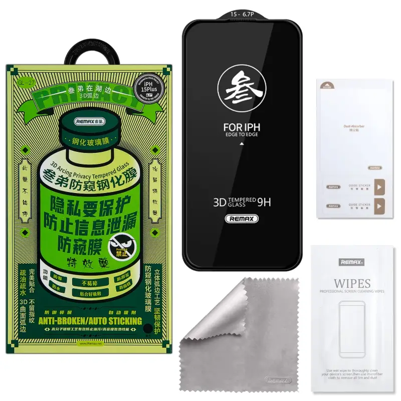 Защитное стекло iPh 16 Plus/15 Plus Medicine GL-27 REMAX Privacy Защитное стекло iPh 16 Plus/15 Plus Medicine GL-27 REMAX Privacy