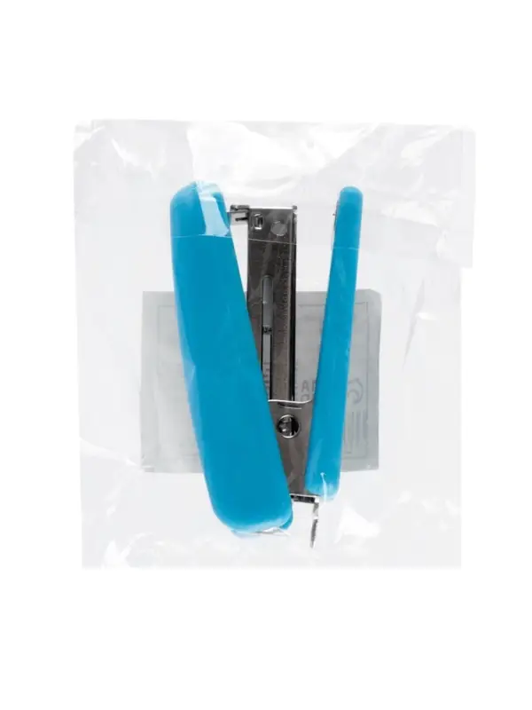 Степлер МИНИ №10, до 7 листов, синий