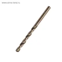 Сверло по металлу ТУНДРА, HSS-Co (5% кобальта), цилиндрический хвостовик, 5&times;85 мм