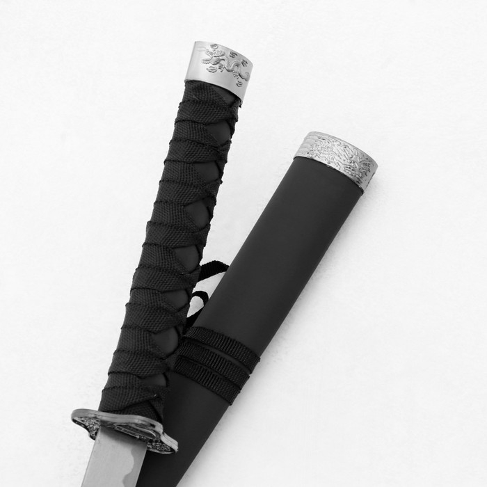 Сув. изделие катаны 3в1 на подставке, ножны кожзам, матовая, черная 47/70/89см Сув. изделие катаны 3в1 на подставке, ножны кожзам, матовая, черная 47/70/89см