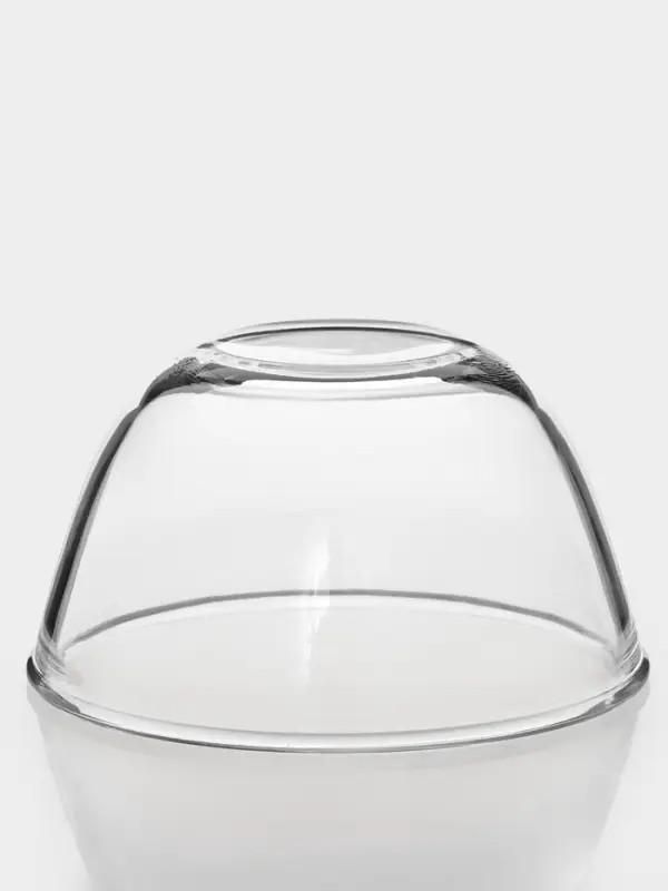 Салатник Доляна Simple, 750 мл, 15&times;8 см, стекло, прозрачный