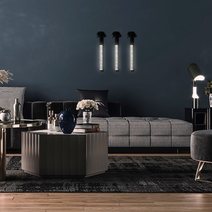 Светильник Светильник "Грезы" LED 5Вт черный 6х6х30см BayerLux