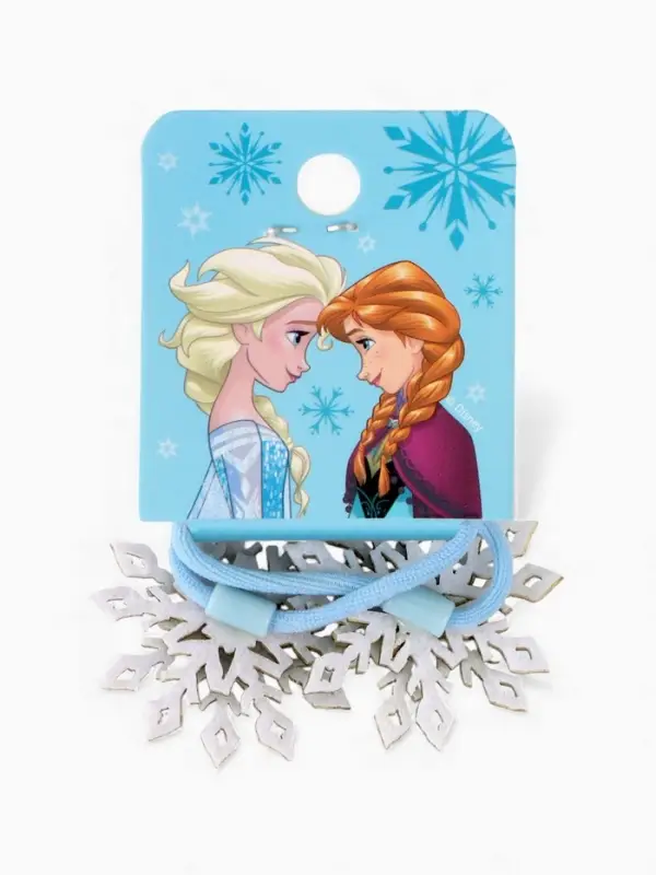 Резинка для волос &laquo;Снежинки&raquo;, набор 2 шт, Холодное сердце