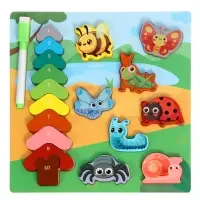 Развивающий сортер "Весёлые насекомые" Развивающий сортер "Весёлые насекомые"