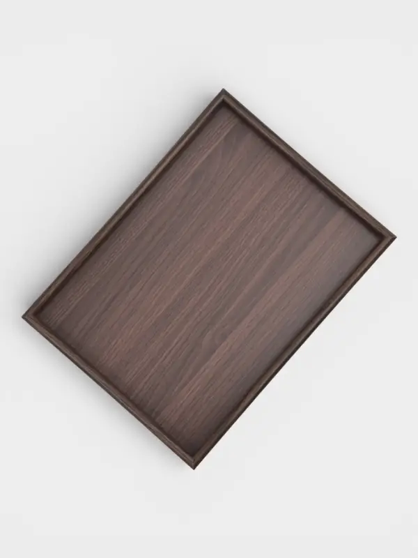 Подносы Доляна, набор 3 шт., 40&times;30 см, 35&times;25 см, 30&times;20 см, дерево, коричневые