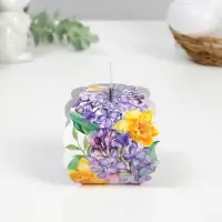 Коробочка подарочная для яйца &laquo;Весенние цветы&raquo; на пасху, 25 &times; 30 см.