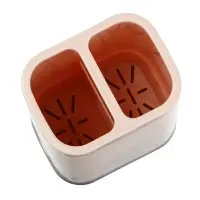 Подставка для столовых приборов тм VETTA, 9х7х11,5см, пластик, 3 цвета