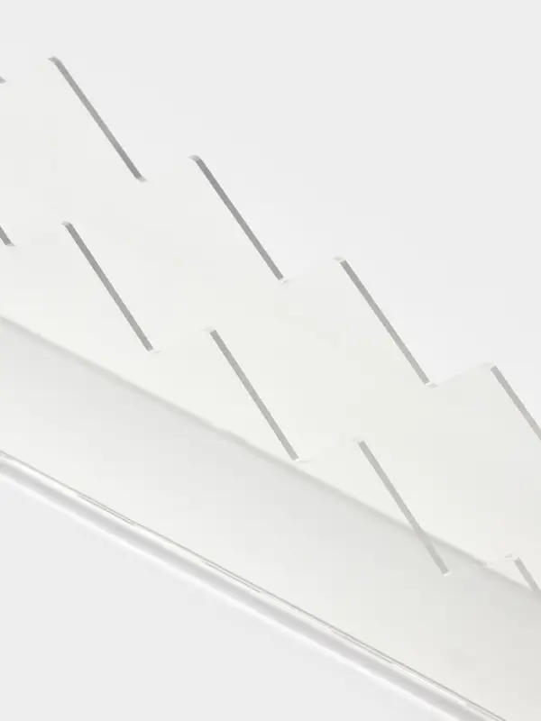 Горка для теней 4&times;24&times;7 см, 6 мест, оргстекло 2 мм, прозрачная