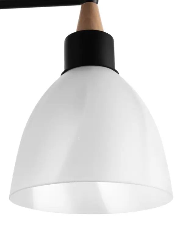 Плафон BayerLux &laquo;Этюд&raquo;, E27, 14&times;14&times;12 см, абажур d=14 см, стекло, белый