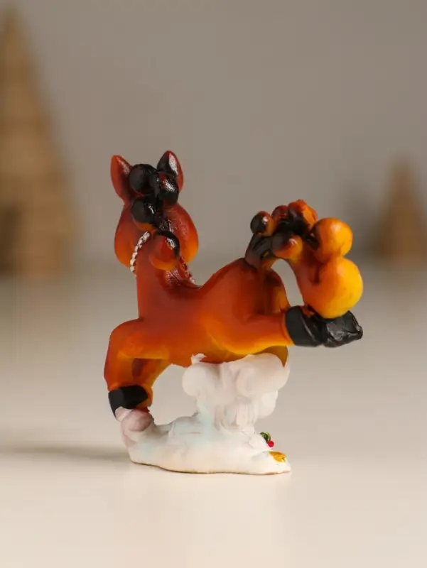 Сувенир полистоун Сувенир полистоун "Лошадка на облачке с розами" МИКС 6,4х2,5х6 см