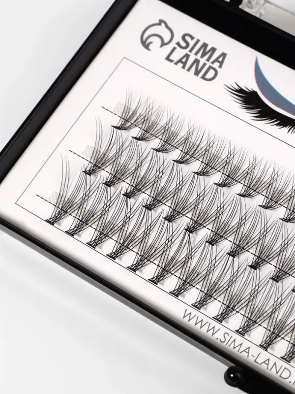 Набор накладных ресниц &laquo;Классика&raquo;, пучки, 10, 12, 14 мм, толщина 0.1 мм, изгиб D, 10 D