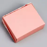 Коробка складная «Пионы» 10×8×3.5 см