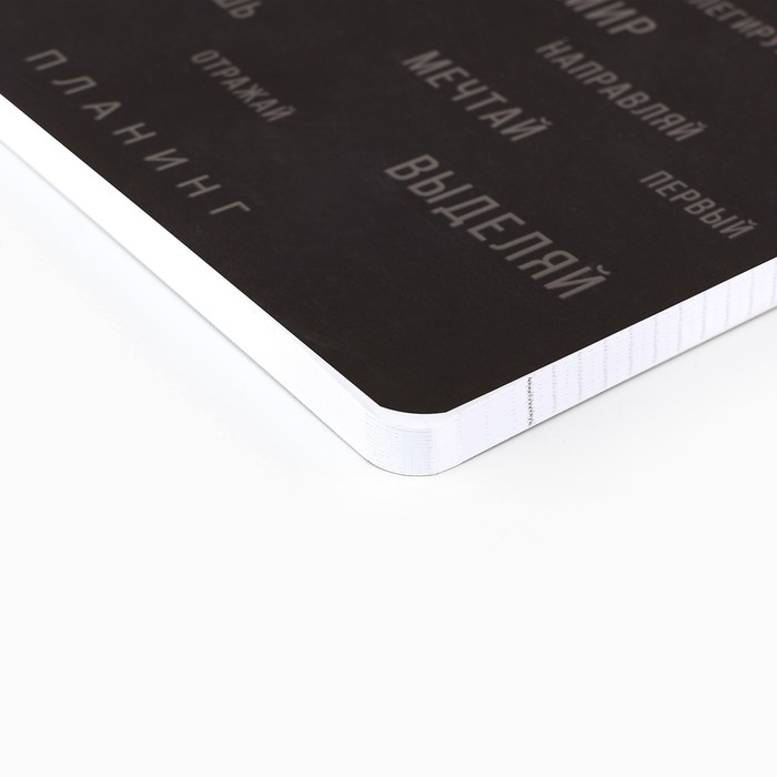 Планер управление временем А5+, софт-тач, уф-лак 100 л «Черный» Планер управление временем А5+, софт-тач, уф-лак 100 л «Черный»