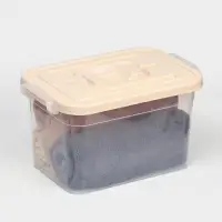 Контейнер для хранения с крышкой, 6.5 л, 31&times;20&times;18 см, пластик, МИКС