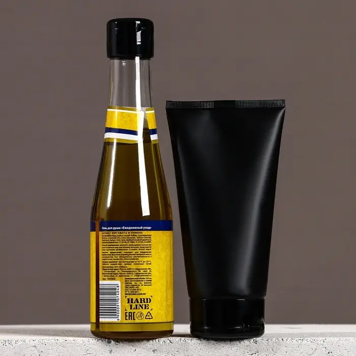 Подарочный набор &laquo;Настоящий&raquo;: гель для душа пиво 250 мл и гель для бритья 110 мл, Чистое счастье