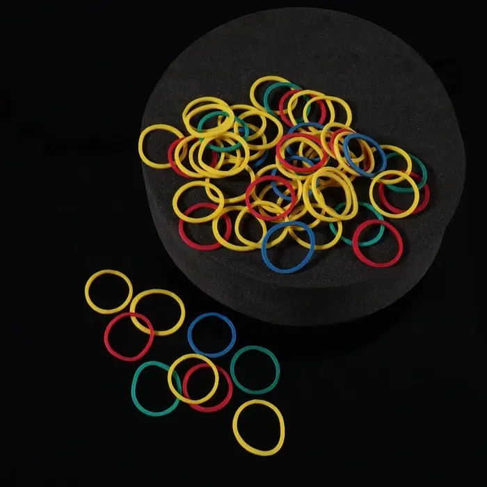 Силиконовые резинки для волос, набор, d=1.5 см, 50 шт., разноцветные Силиконовые резинки для волос, набор, d=1.5 см, 50 шт., разноцветные
