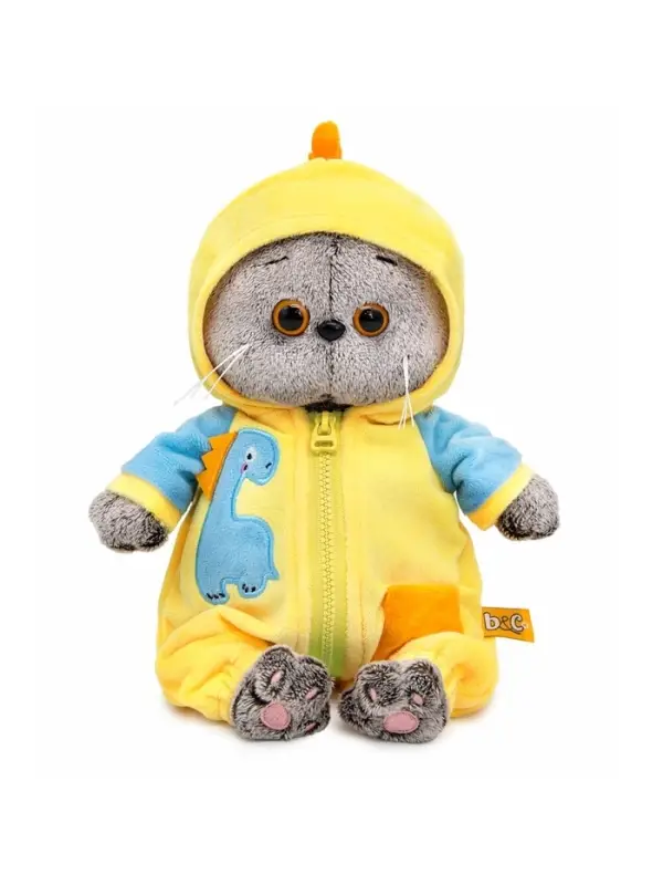 Мягкая игрушка &laquo;Кот Басик baby в кигуруми Дракончик&raquo;, 20 см