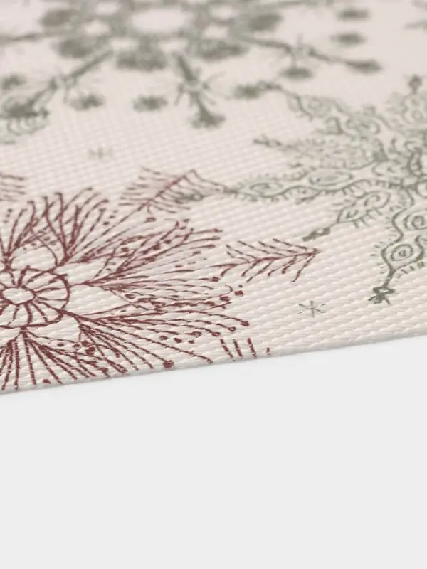 Салфетки сервировочные на стол Доляна &laquo;Новый Год&raquo;, 4 шт., 45&times;30 см, бежевые