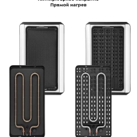 Гриль электрический со съемными панелями КТ-1686 - 1500 Вт