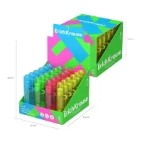 Циркуль металлический Erich Krause. S-Cool, 120 мм, максимальный радиус 18 см, пластиковый чехол, колпачок с линейкой, МИКС