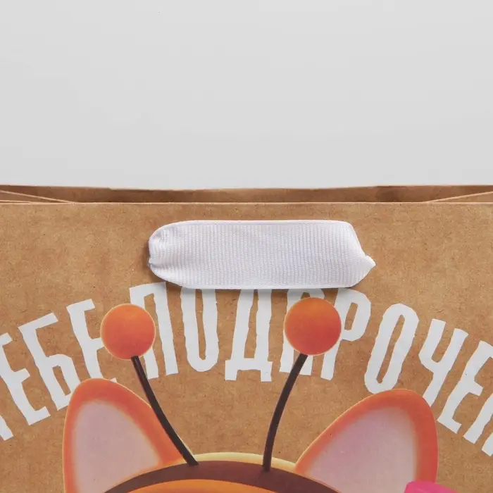 Пакет подарочный крафтовый, упаковка, «Тебе подарочек», MS 18 х 23 х 8 см Пакет подарочный крафтовый, упаковка, «Тебе подарочек», MS 18 х 23 х 8 см