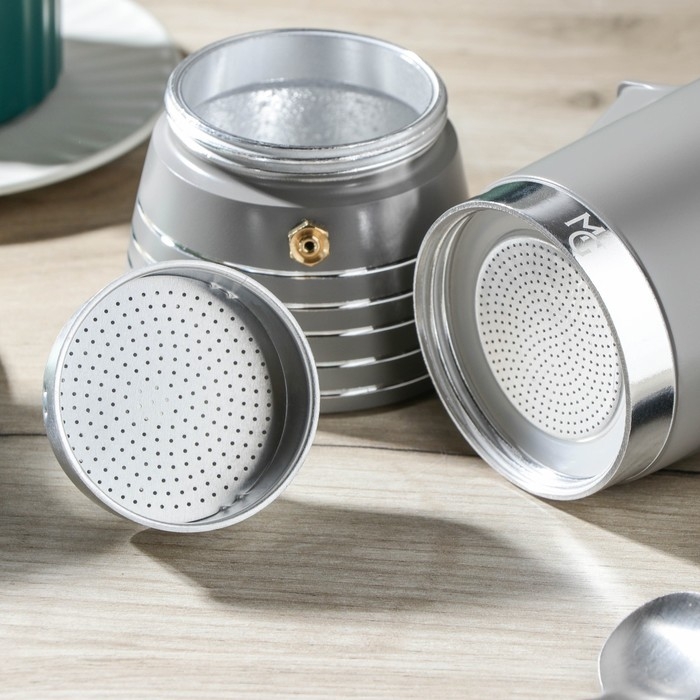 Кофеварка гейзерная Magistro Moka, на 3 чашки, 150 мл Кофеварка гейзерная Magistro Moka, на 3 чашки, 150 мл